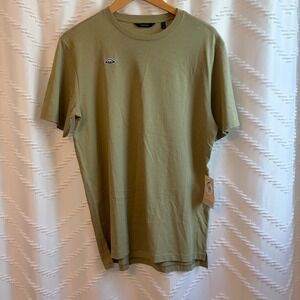 Radmor Higgins Pima Cotton T-Shirt Mens Medium Olive Green Bobrad Logo NWT
